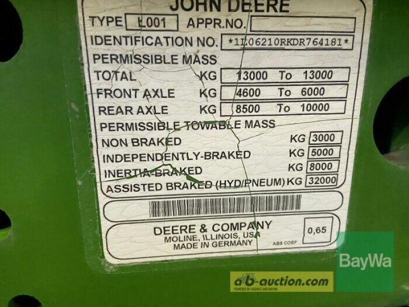 Traktor des Typs John Deere 6210 R, Gebrauchtmaschine in Bamberg (Bild 2)