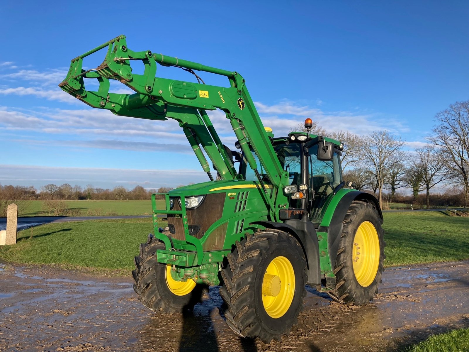 Traktor des Typs John Deere 6210R Autopower, Gebrauchtmaschine in Sterup (Bild 1)