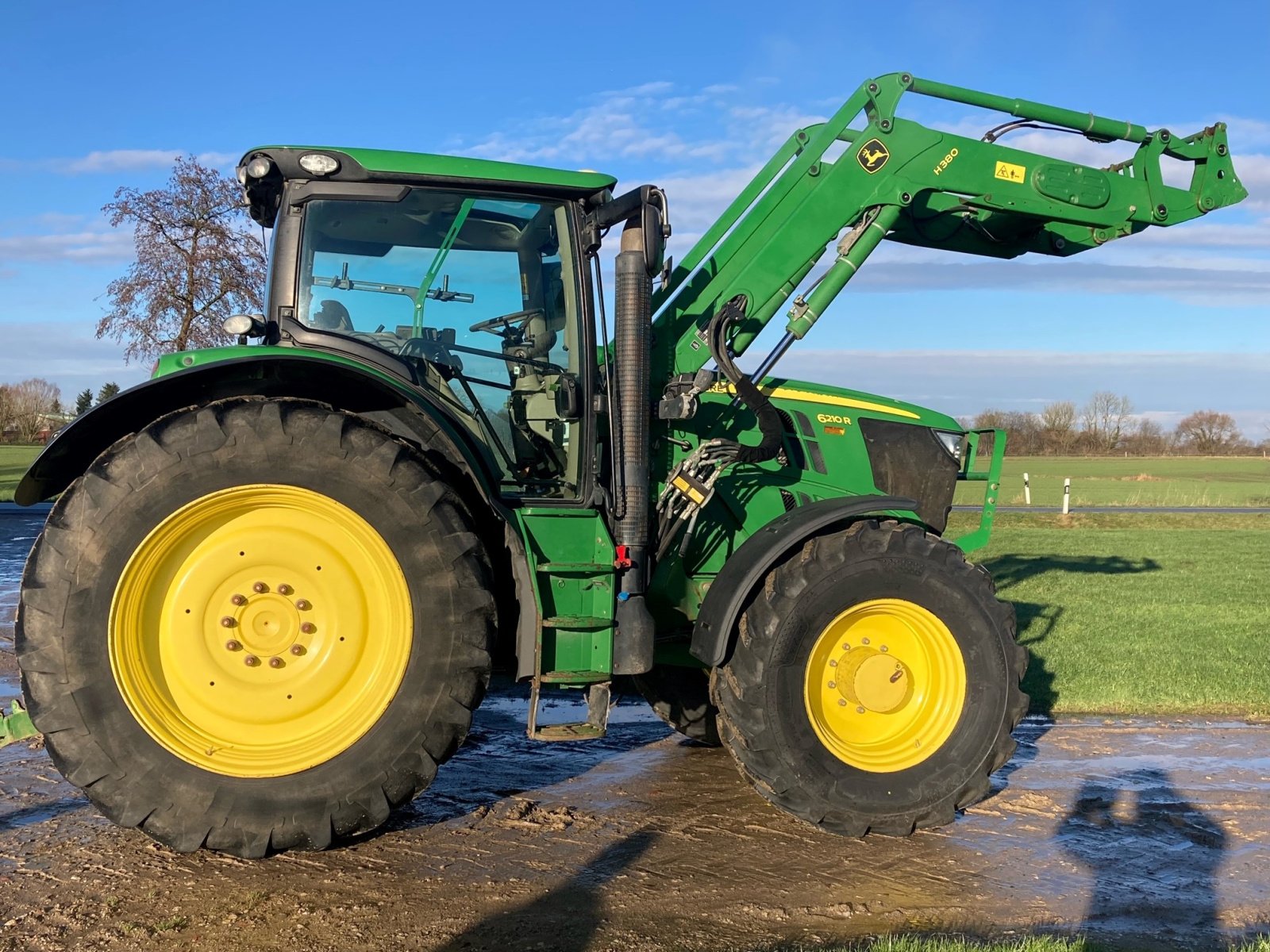 Traktor des Typs John Deere 6210R Autopower, Gebrauchtmaschine in Sterup (Bild 9)