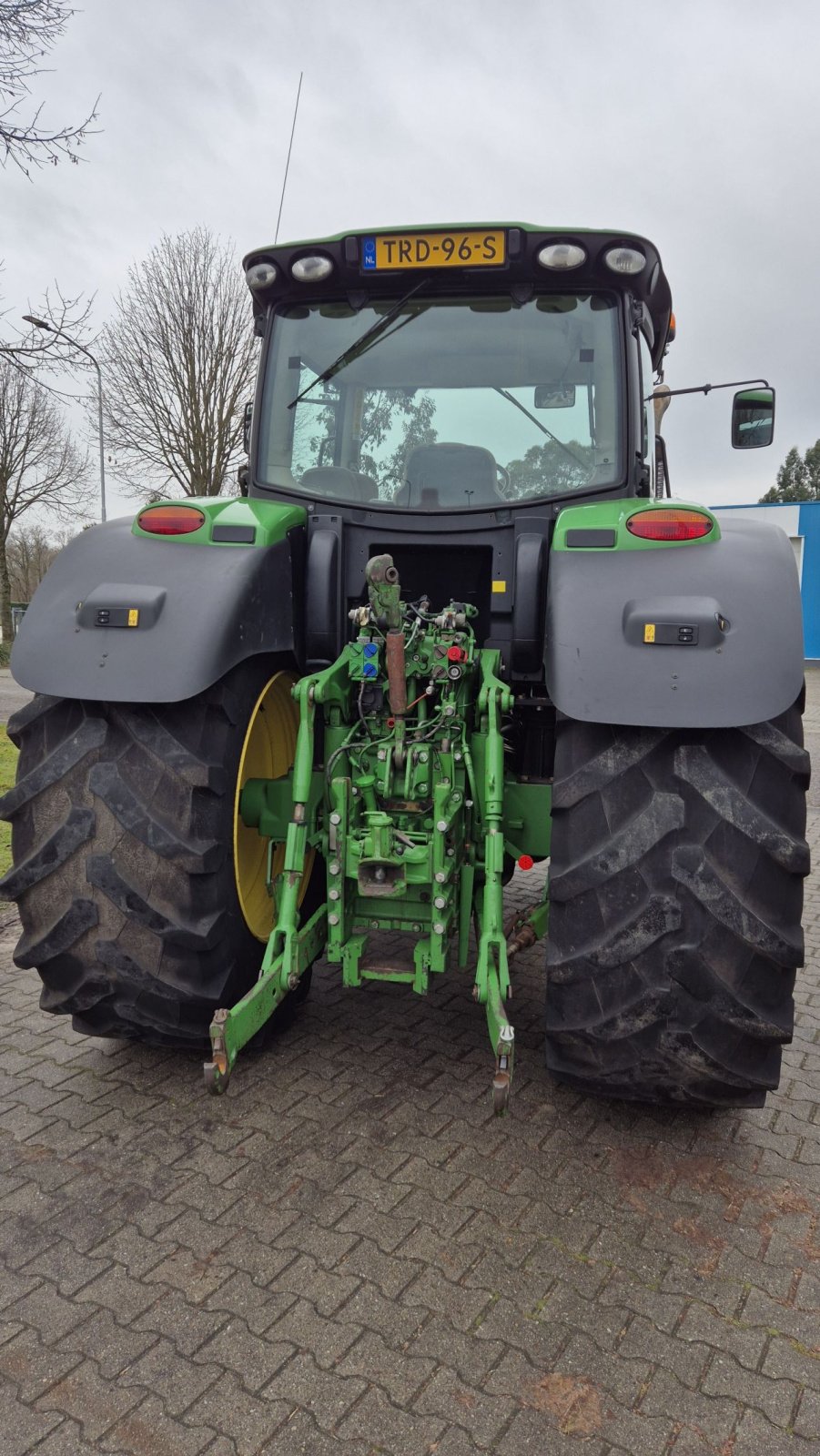 Traktor des Typs John Deere 6210R DD 50Kmh. Lucht TLS, Gebrauchtmaschine in Schoonebeek (Bild 5)