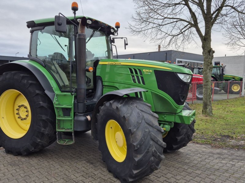 Traktor des Typs John Deere 6210R DD 50Kmh. Lucht TLS, Gebrauchtmaschine in Schoonebeek