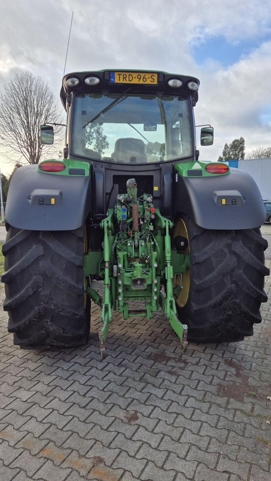 Traktor des Typs John Deere 6210R DD 50Kmh. Lucht TLS, Gebrauchtmaschine in Schoonebeek (Bild 5)