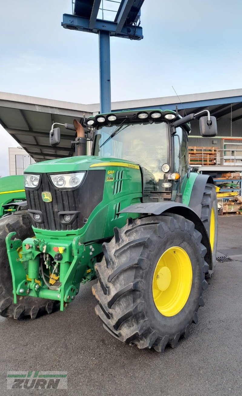 Traktor typu John Deere 6210R, Gebrauchtmaschine w Giebelstadt-Euerhausen (Zdjęcie 4)