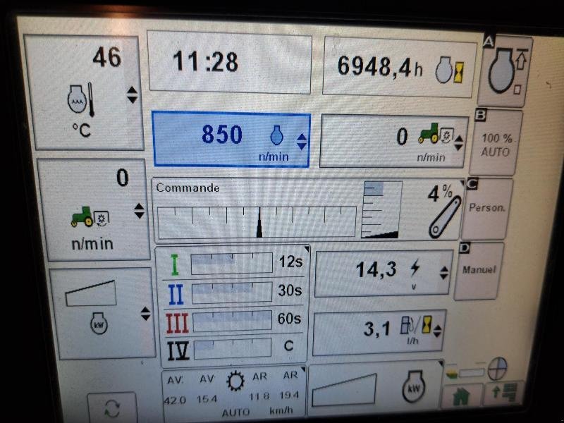 Traktor Türe ait John Deere 6210R, Gebrauchtmaschine içinde VERDUN (resim 7)