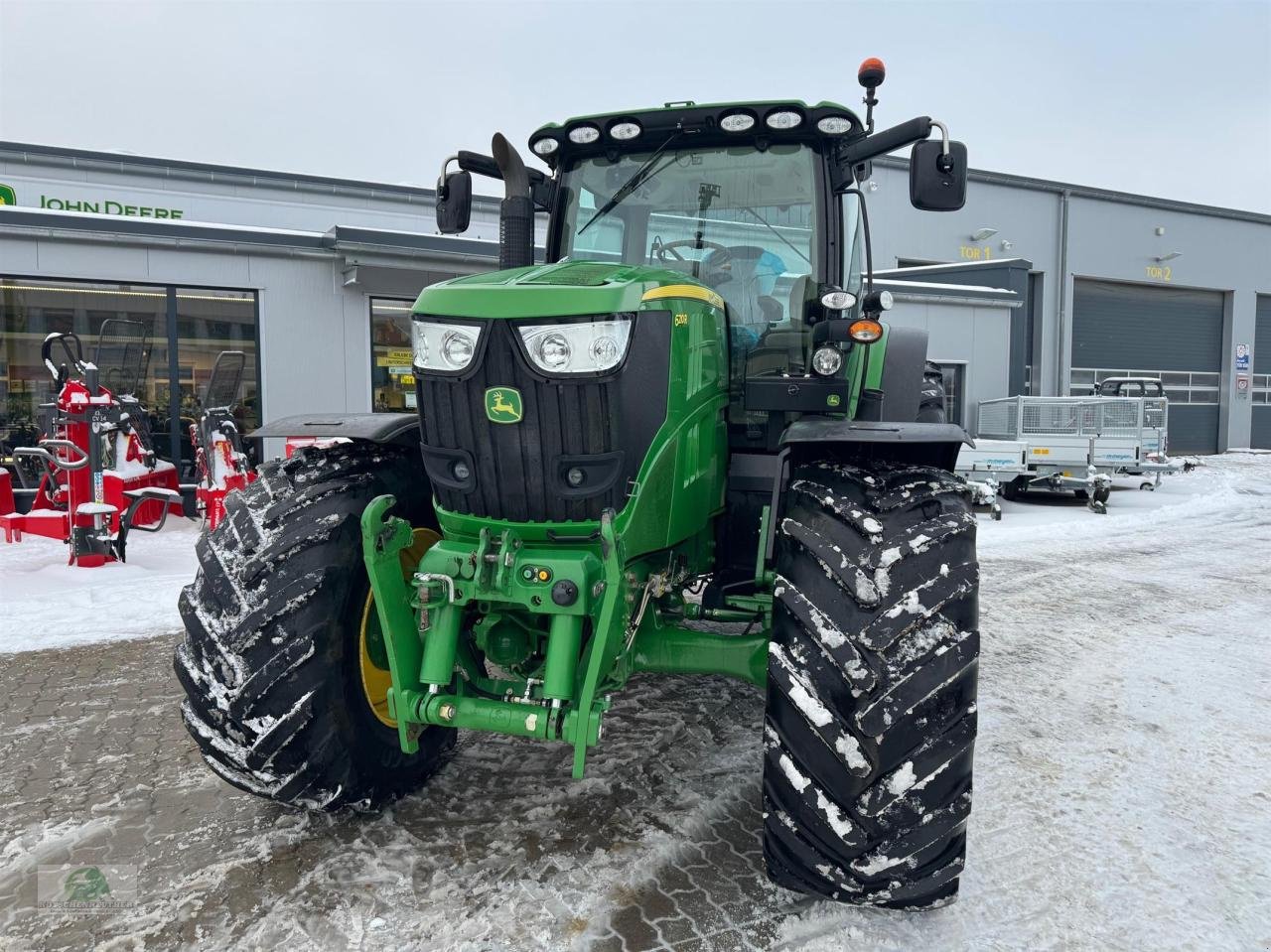 Traktor typu John Deere 6210R, Gebrauchtmaschine w Münchberg (Zdjęcie 8)