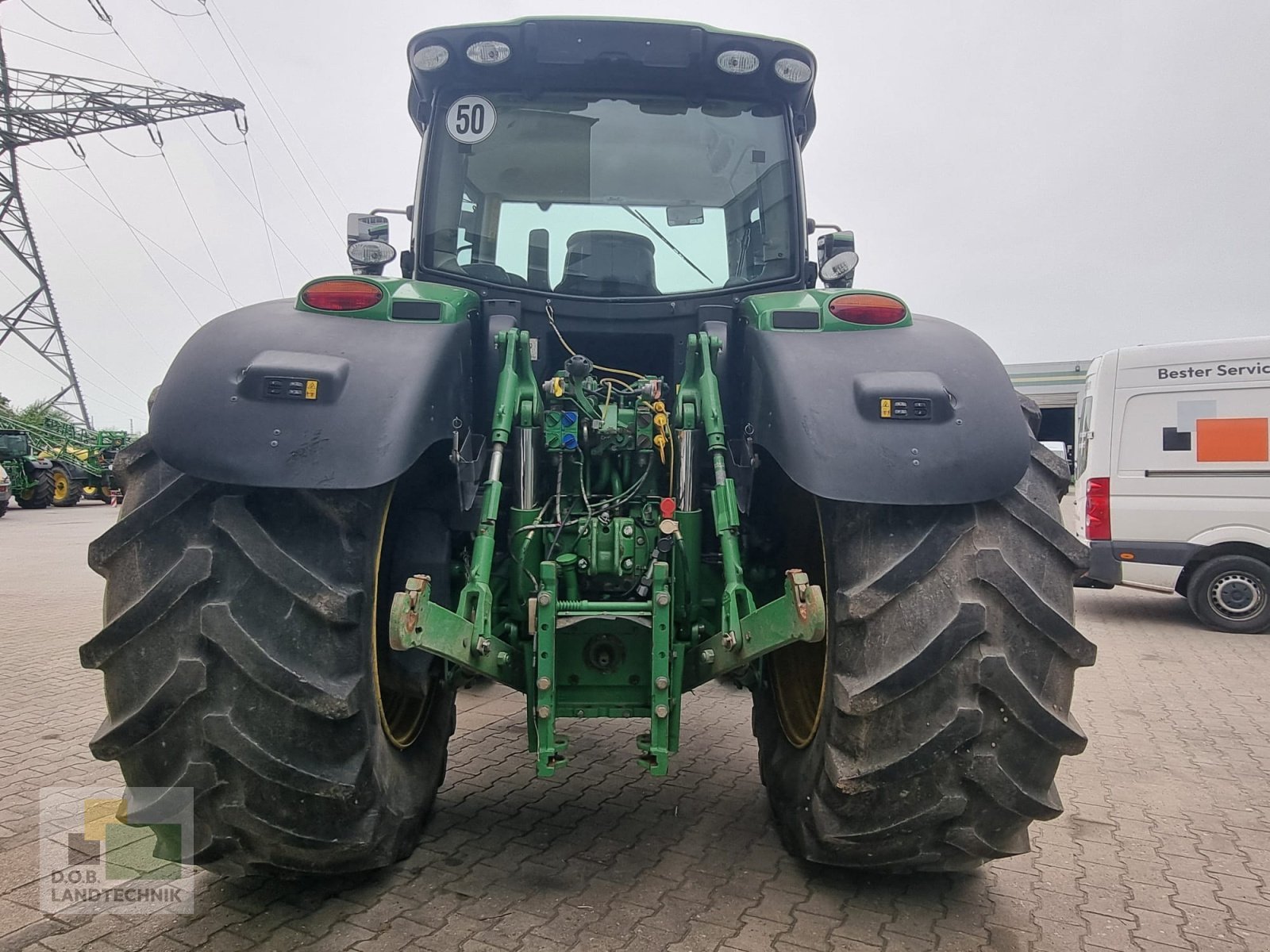 Traktor van het type John Deere 6210R, Gebrauchtmaschine in Regensburg (Foto 7)