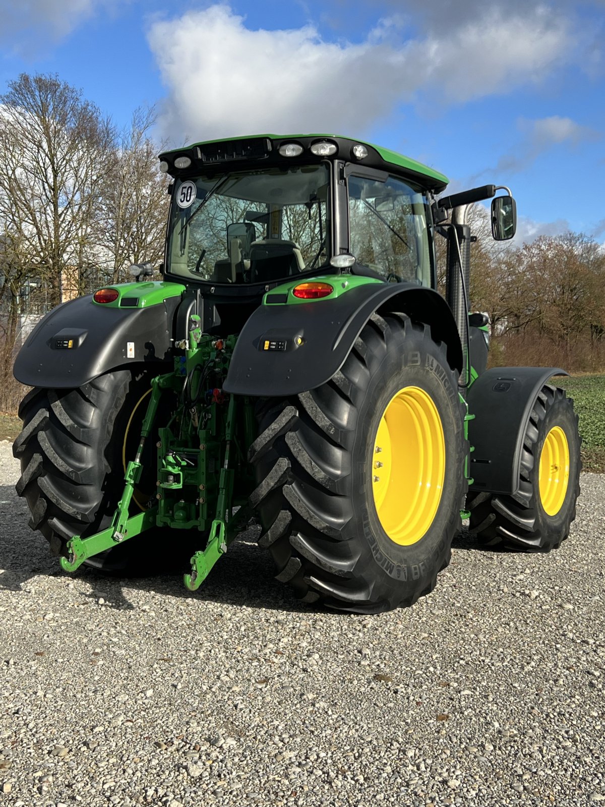 Traktor Türe ait John Deere 6210R, Gebrauchtmaschine içinde Schwabmünchen (resim 2)