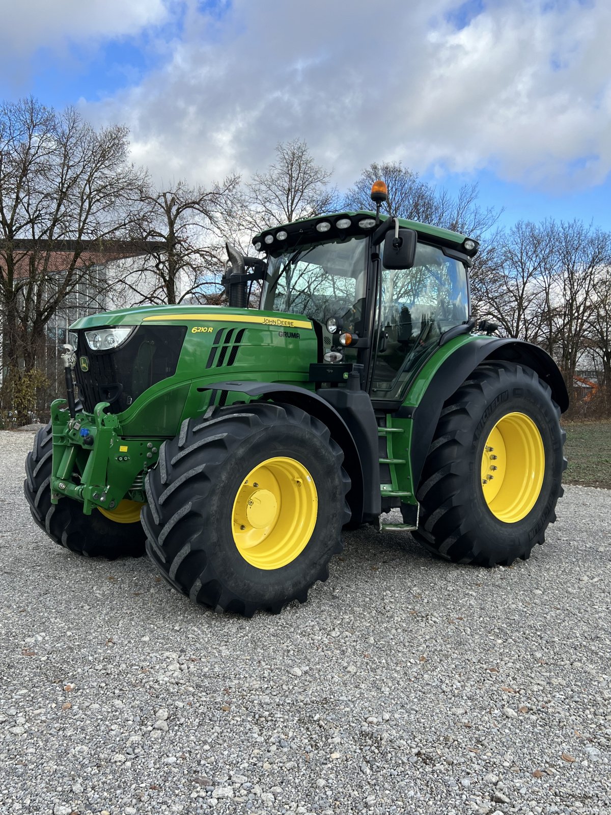 Traktor Türe ait John Deere 6210R, Gebrauchtmaschine içinde Schwabmünchen (resim 3)