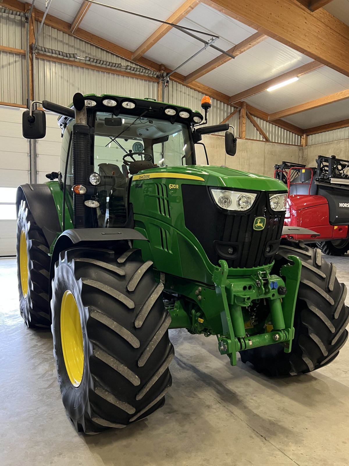 Traktor Türe ait John Deere 6210R, Gebrauchtmaschine içinde Schwabmünchen (resim 8)