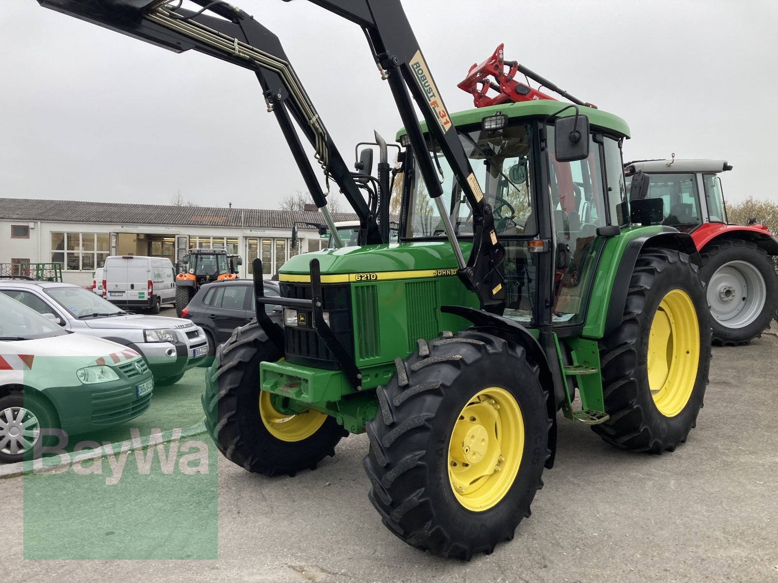 Traktor типа John Deere 6210SE + Stoll F31 HDP Frontlader, Gebrauchtmaschine в Dinkelsbühl (Фотография 4)