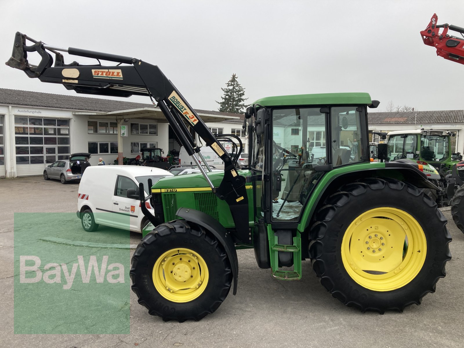 Traktor типа John Deere 6210SE + Stoll F31 HDP Frontlader, Gebrauchtmaschine в Dinkelsbühl (Фотография 5)