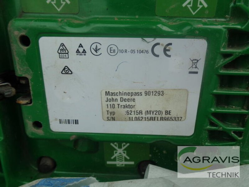 Traktor типа John Deere 6215 R AUTO POWR, Gebrauchtmaschine в Nartum (Фотография 19)