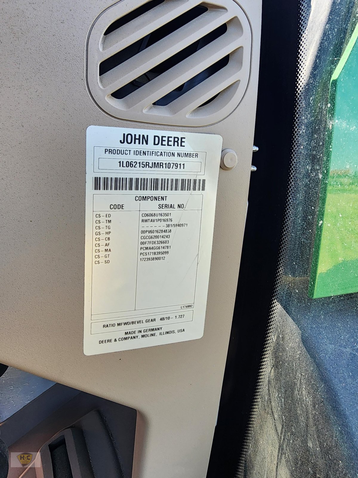 Traktor des Typs John Deere 6215 R Pro AutoTrac, Gebrauchtmaschine in Willanzheim (Bild 11)