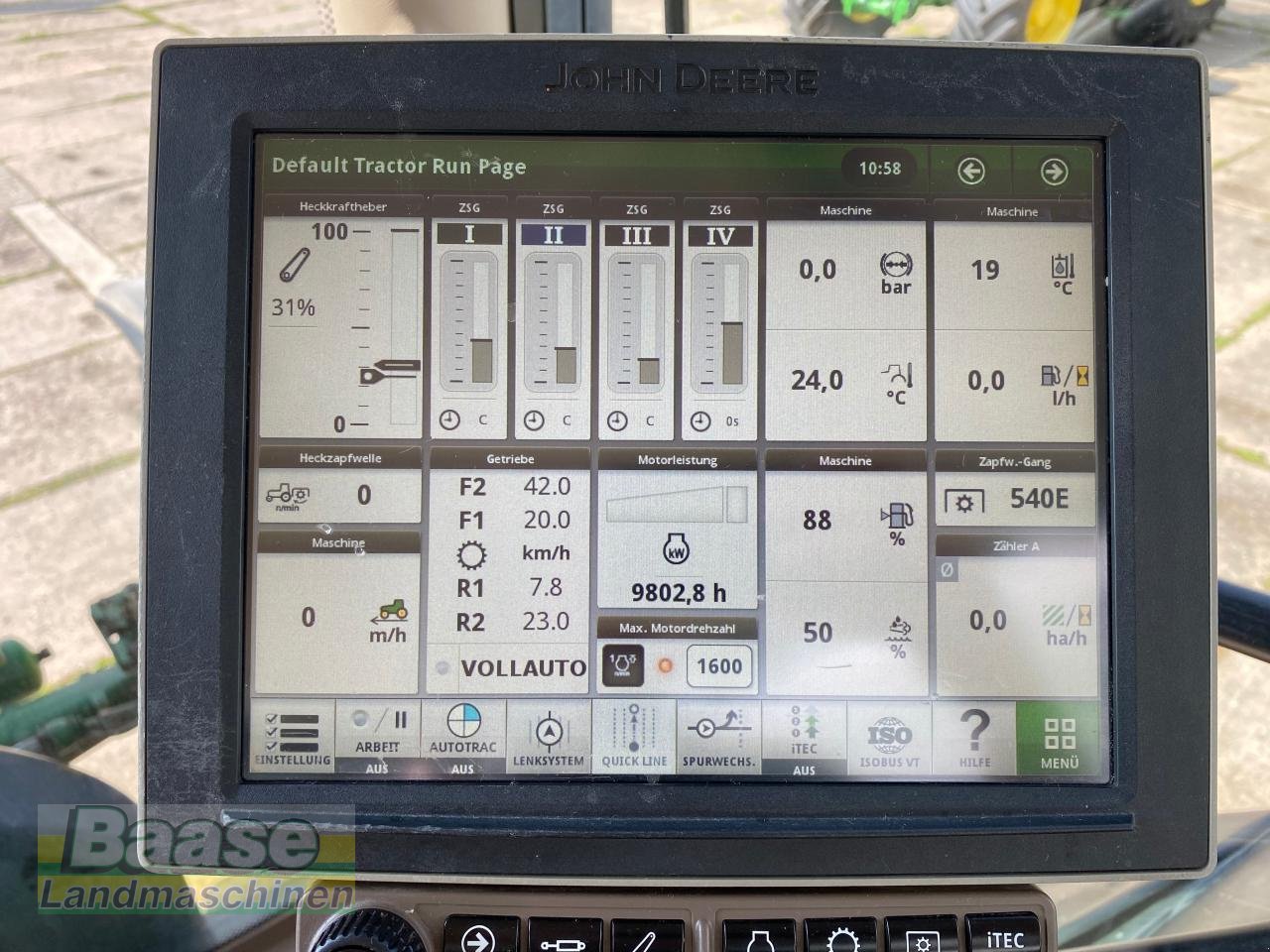 Traktor Türe ait John Deere 6215R AutoPowr, Gebrauchtmaschine içinde Holthof (resim 15)