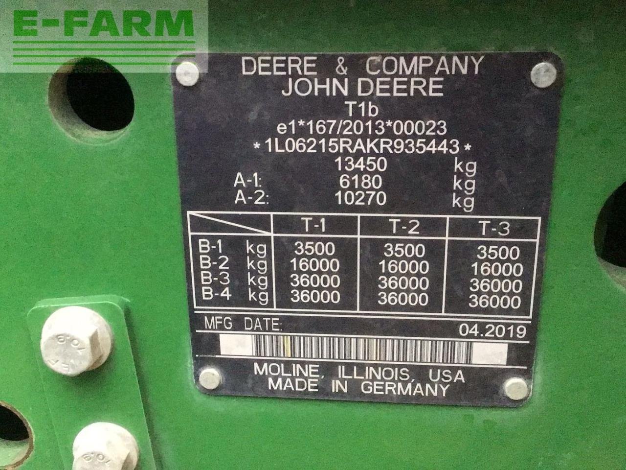 Traktor typu John Deere 6215R - HOT DEAL, Gebrauchtmaschine v Hamburg (Obrázok 16)