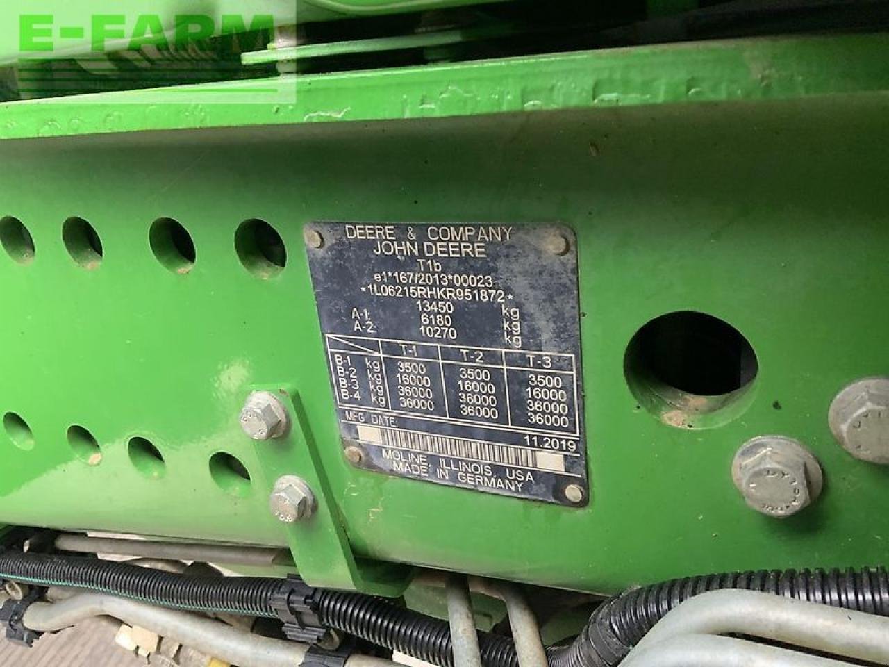 Traktor of the type John Deere 6215r premium tractor (st21192), Gebrauchtmaschine in SHAFTESBURY (Picture 17)