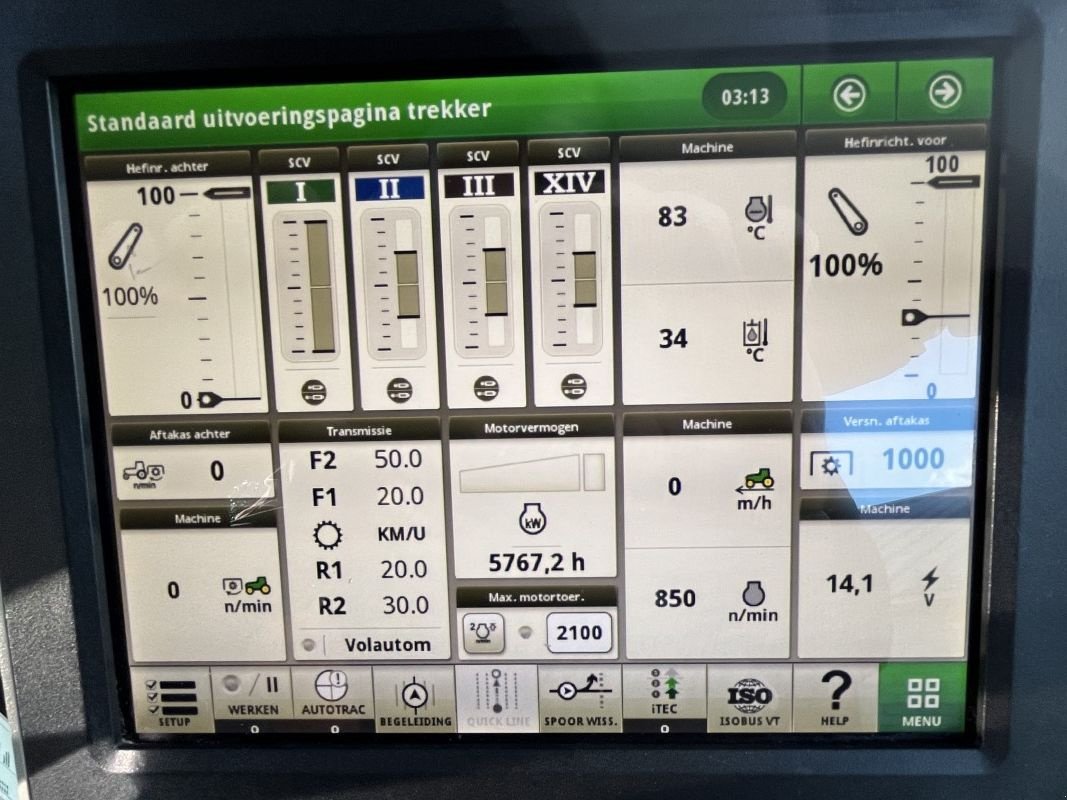 Traktor des Typs John Deere 6215R, Gebrauchtmaschine in Staphorst (Bild 11)