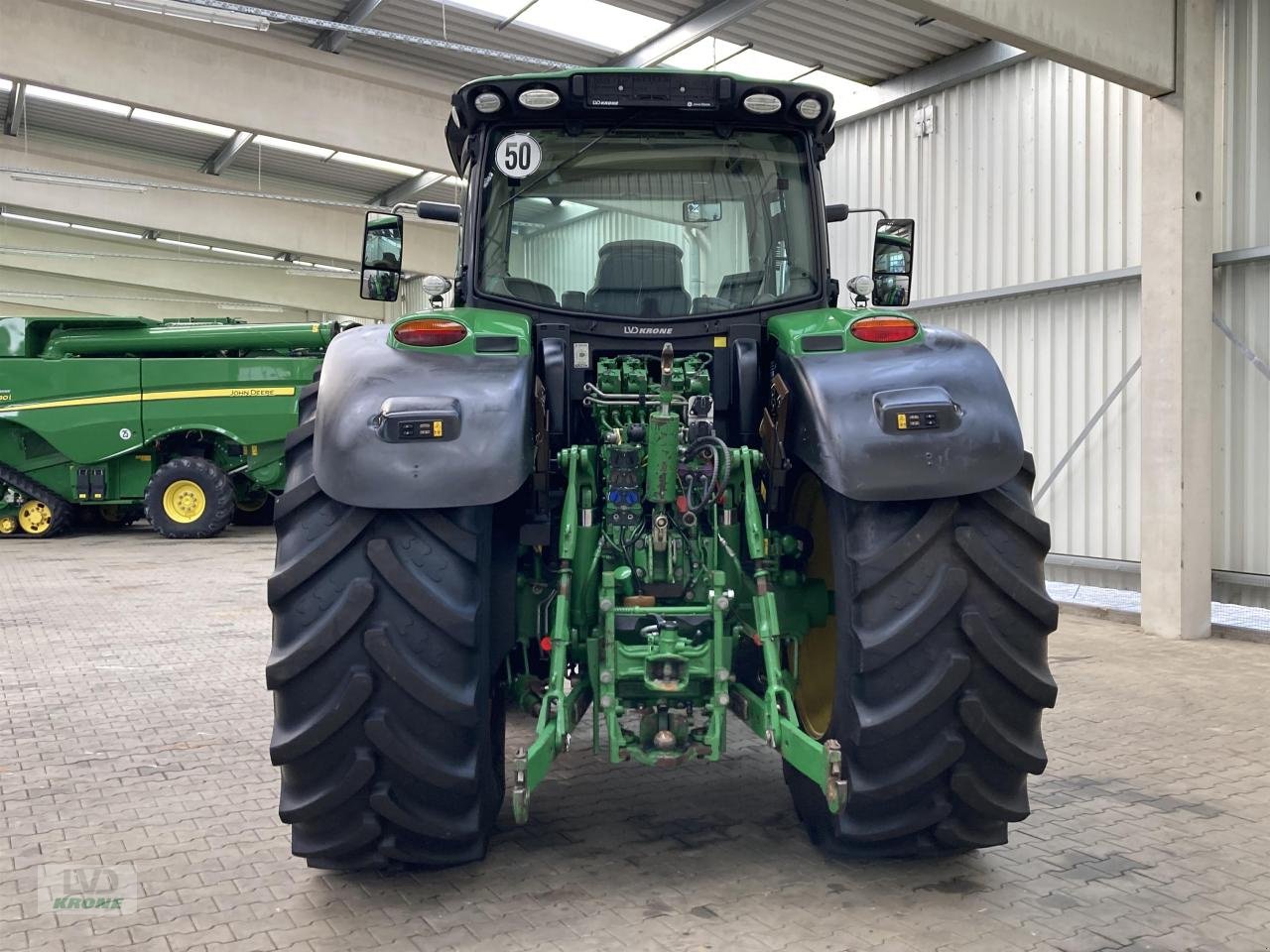 Traktor Türe ait John Deere 6215R, Gebrauchtmaschine içinde Spelle (resim 7)