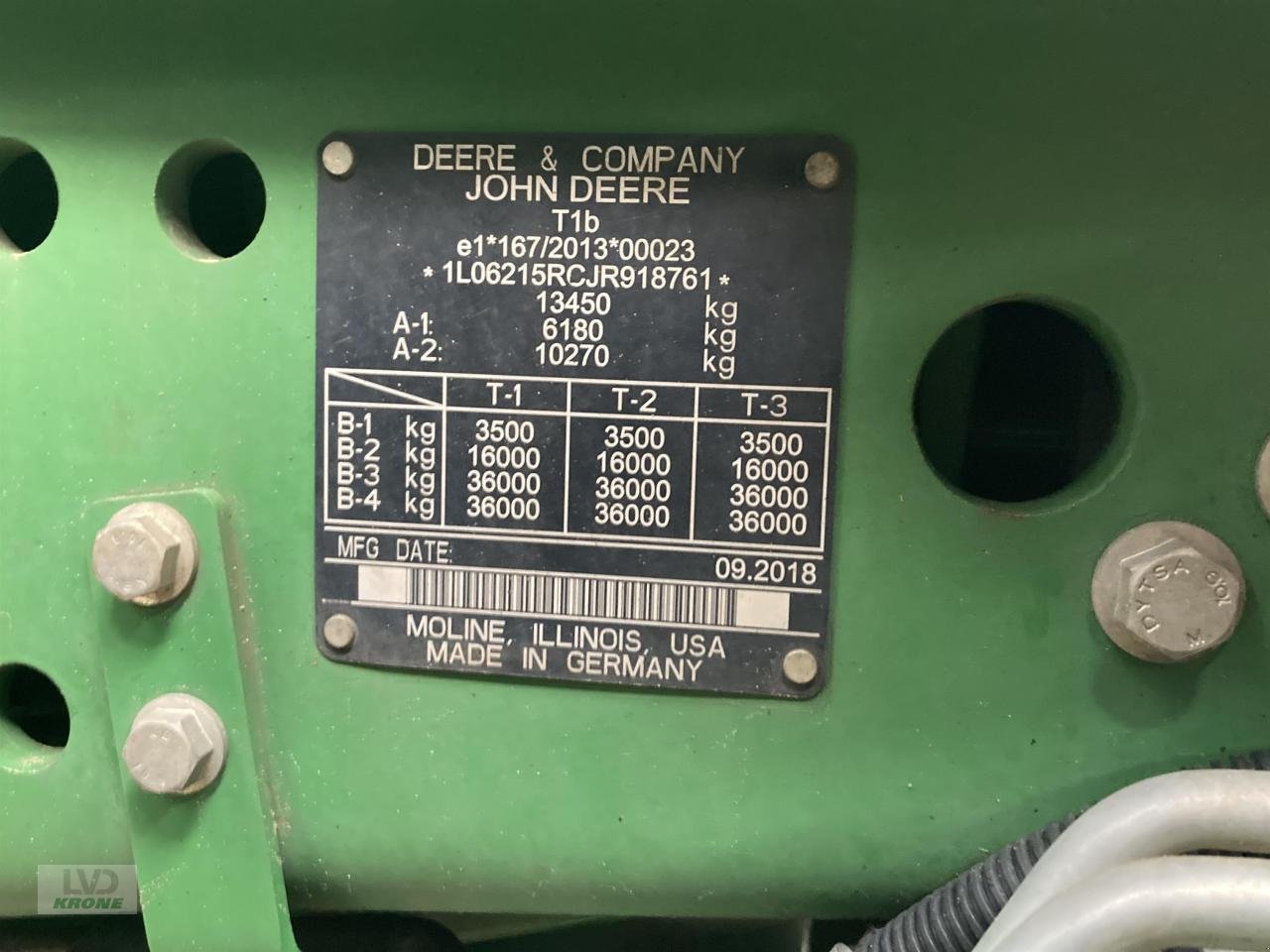 Traktor typu John Deere 6215R, Gebrauchtmaschine v Spelle (Obrázek 13)