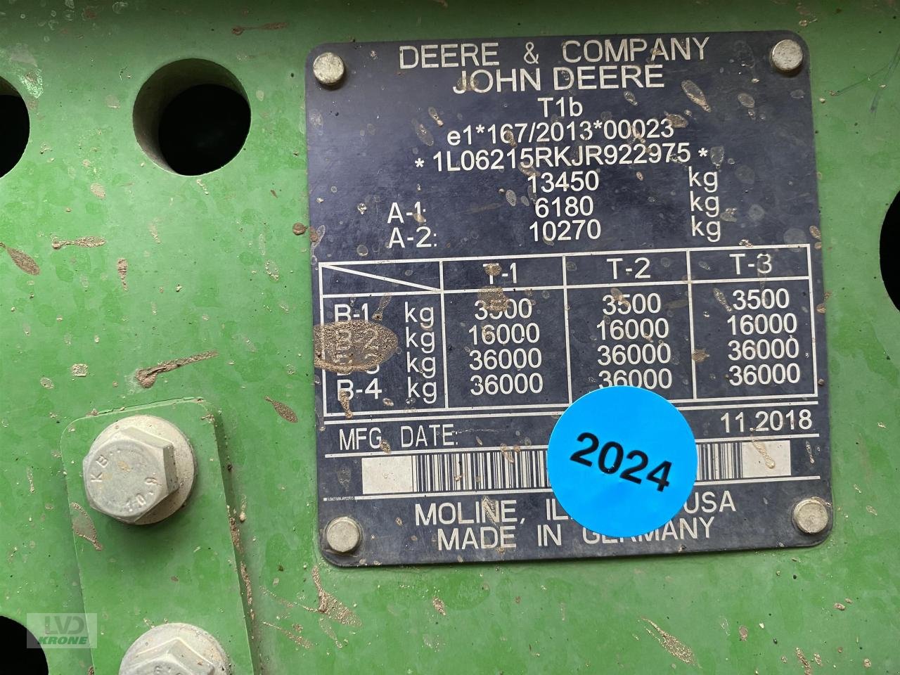 Traktor del tipo John Deere 6215R, Gebrauchtmaschine In Spelle (Immagine 6)