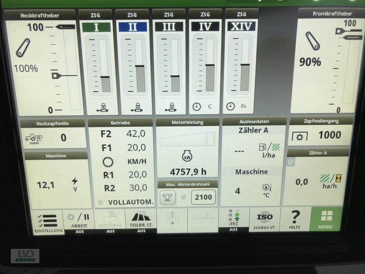 Traktor Türe ait John Deere 6215R, Gebrauchtmaschine içinde Alt-Mölln (resim 9)