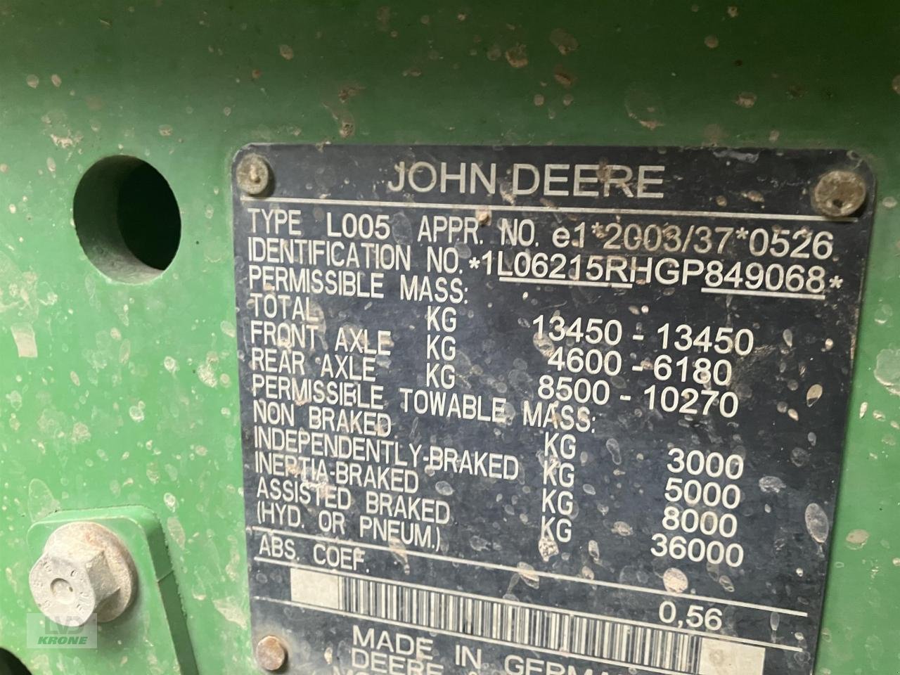 Traktor от тип John Deere 6215R, Gebrauchtmaschine в Spelle (Снимка 6)