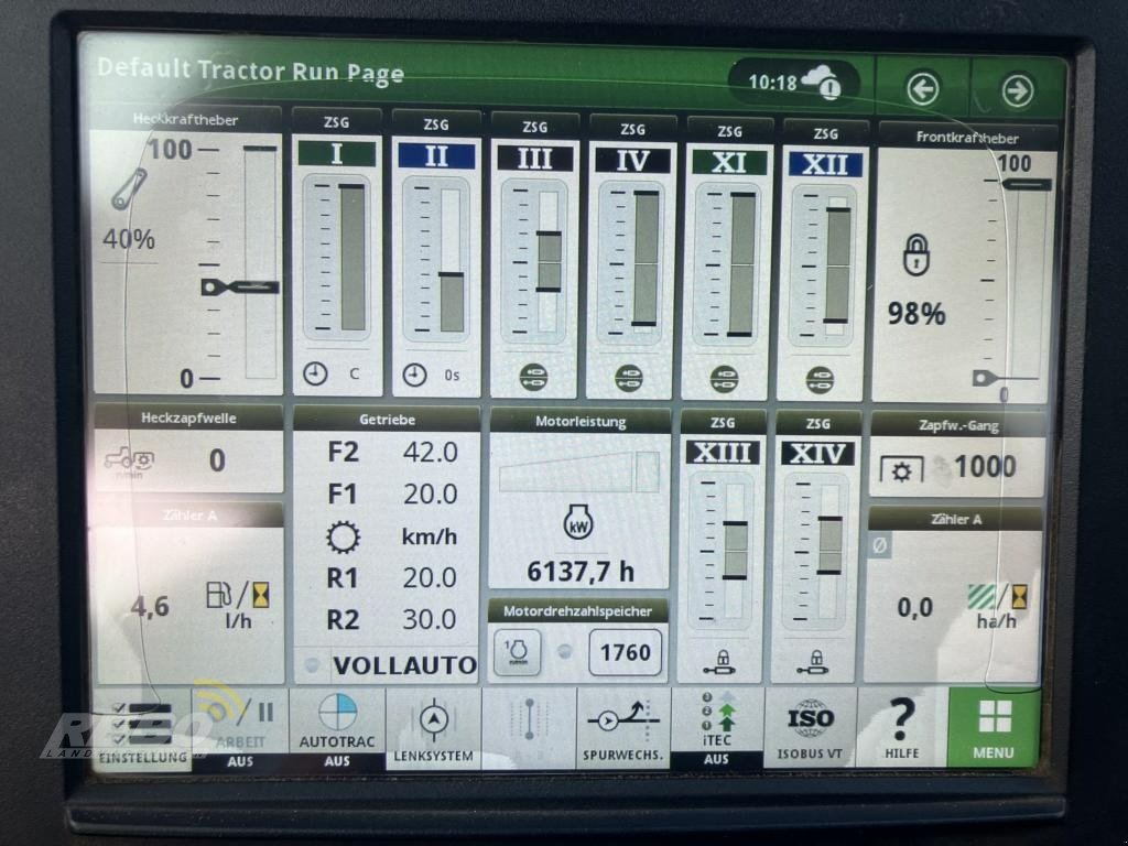 Traktor Türe ait John Deere 6215R, Gebrauchtmaschine içinde Visbek/Rechterfeld (resim 22)