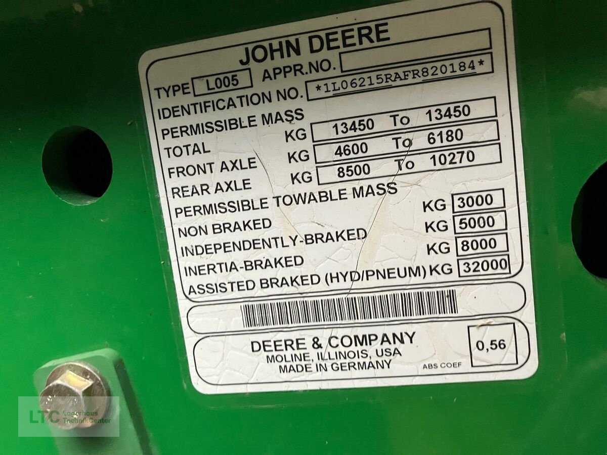 Traktor του τύπου John Deere 6215R, Gebrauchtmaschine σε Redlham (Φωτογραφία 26)