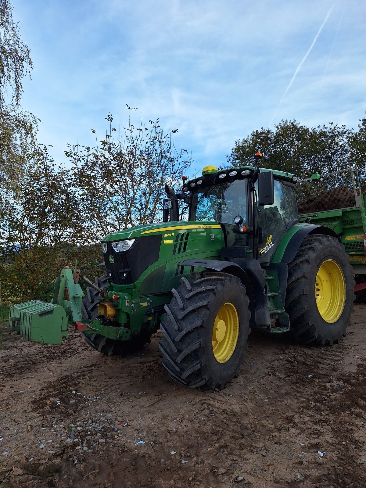 Traktor a típus John Deere 6215R, Gebrauchtmaschine ekkor: Lauf an der Pegnitz (Kép 5)