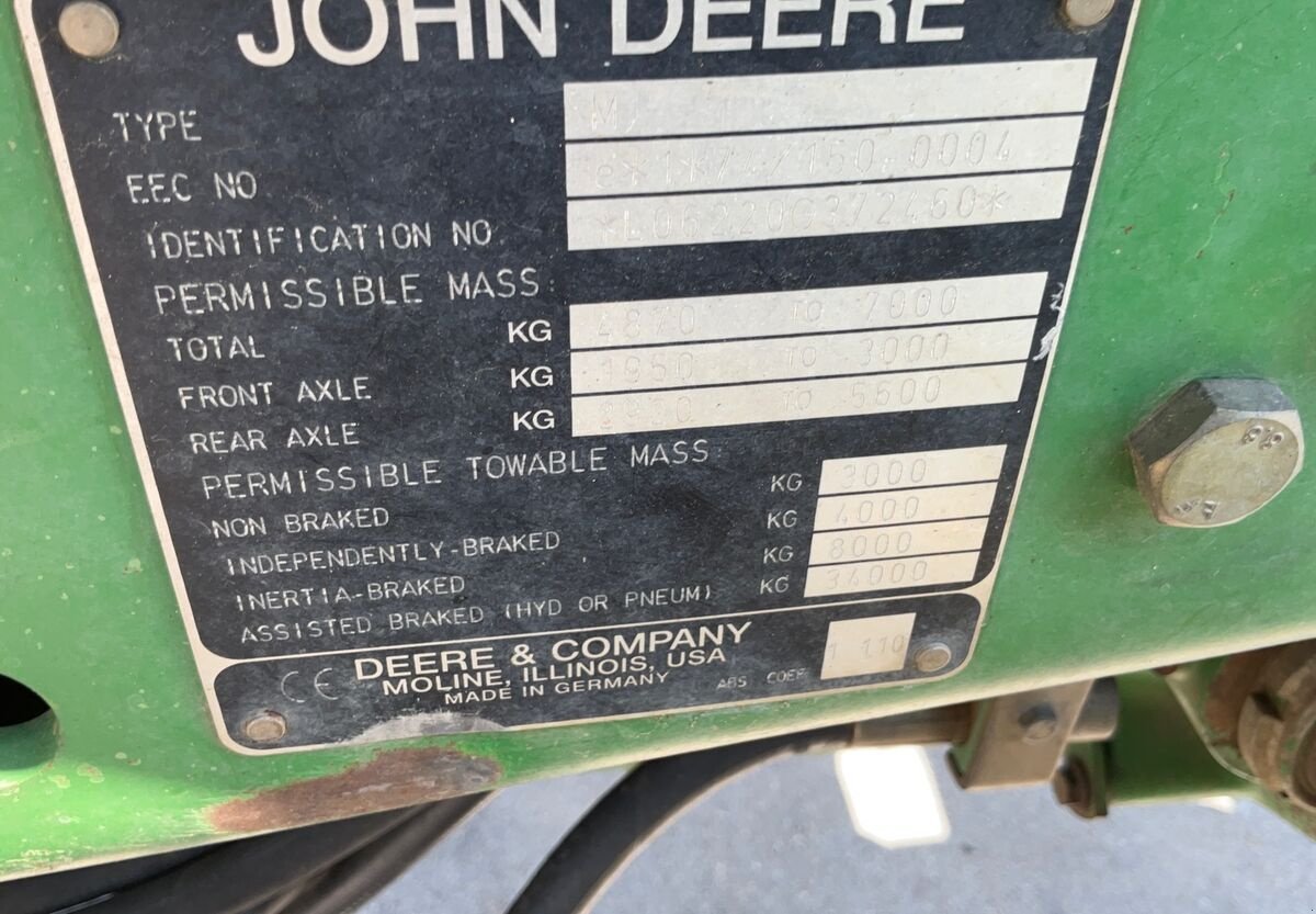 Traktor a típus John Deere 6220 Premium, Gebrauchtmaschine ekkor: Zwettl (Kép 28)