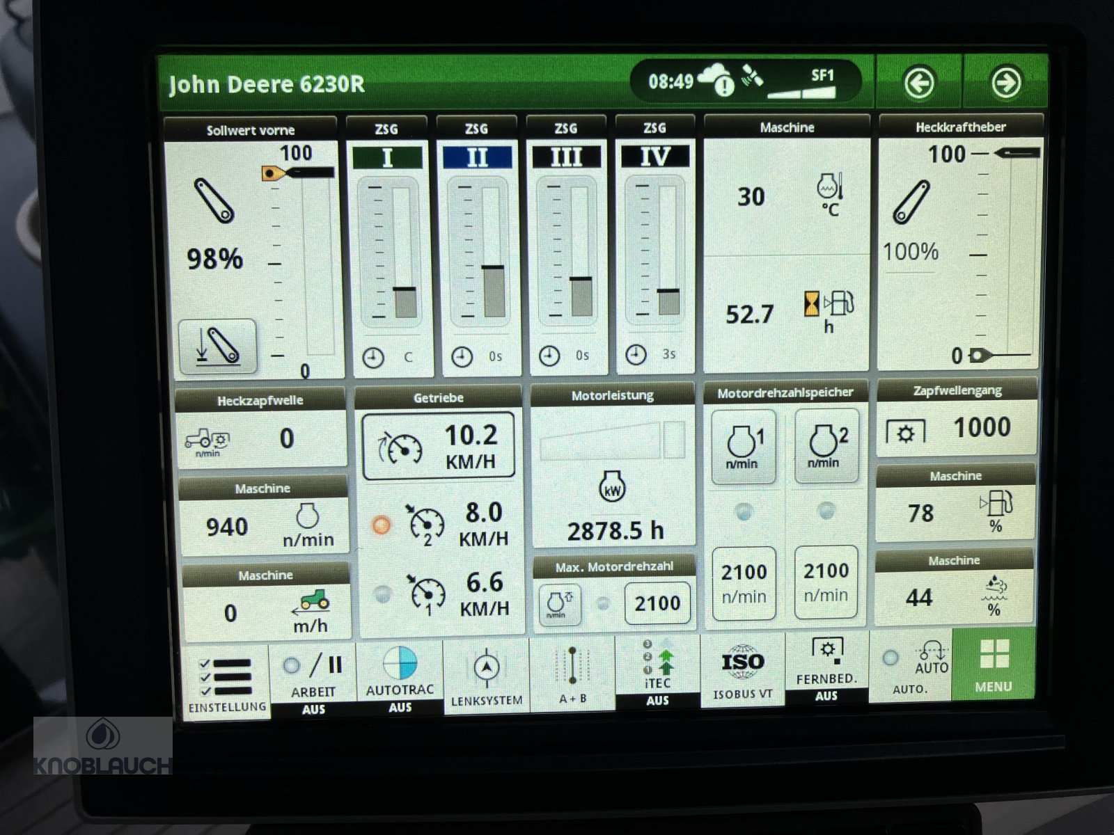 Traktor del tipo John Deere 6230 R, Gebrauchtmaschine en Ravensburg (Imagen 9)