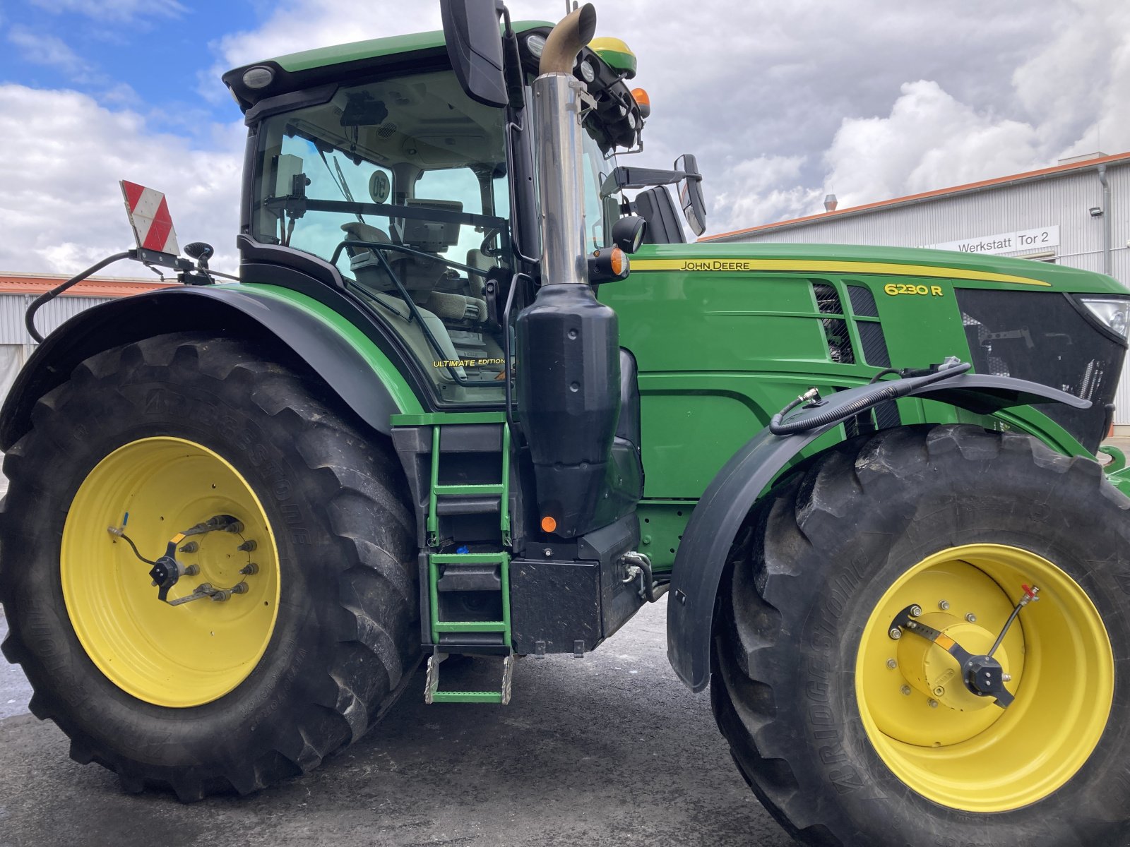 Traktor Türe ait John Deere 6230 R, Gebrauchtmaschine içinde Wülfershausen an der Saale (resim 15)