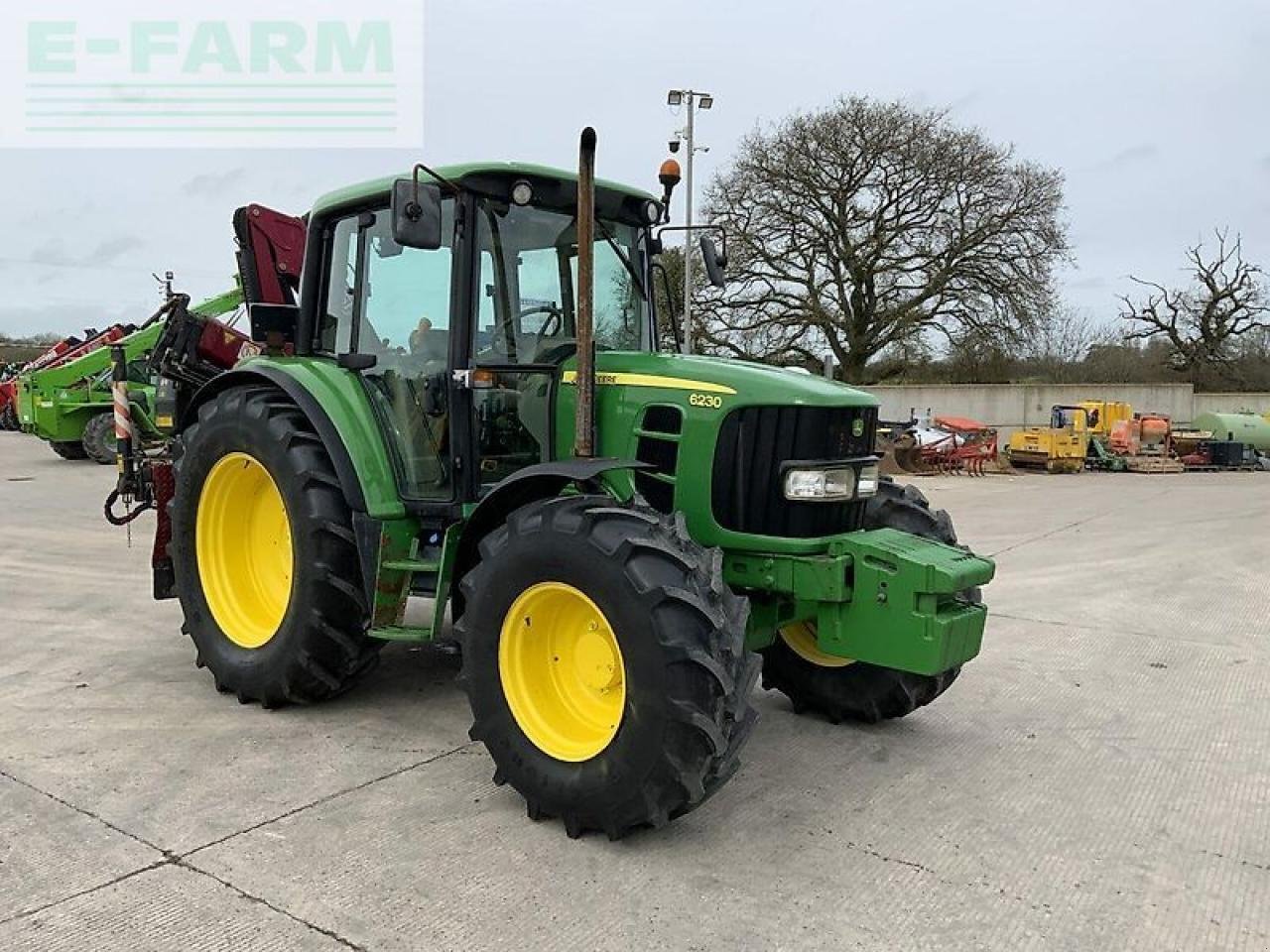 Traktor des Typs John Deere 6230 tractor c/w fassi f65a.23 crane (st19132), Gebrauchtmaschine in SHAFTESBURY (Bild 3)