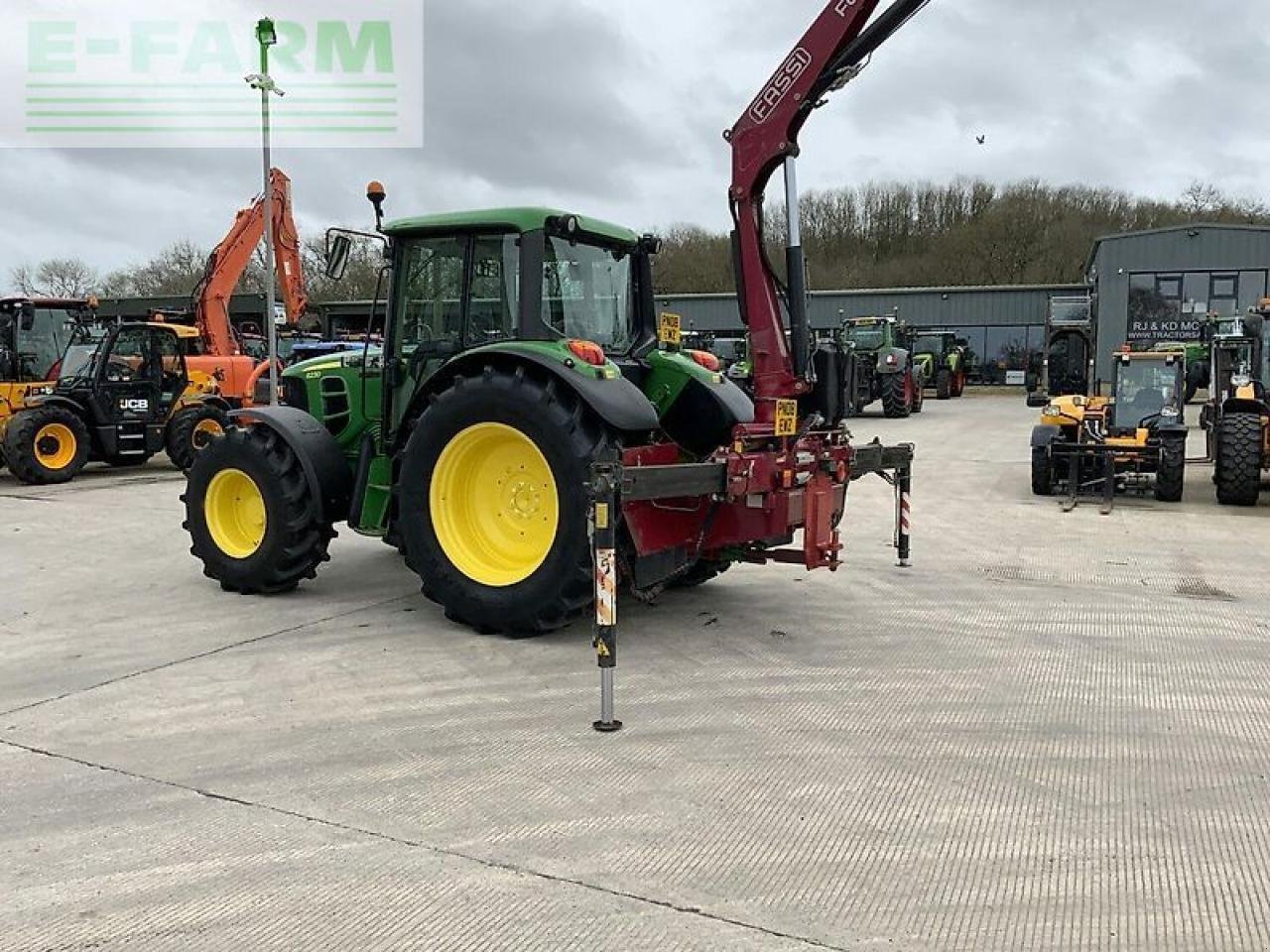 Traktor des Typs John Deere 6230 tractor c/w fassi f65a.23 crane (st19132), Gebrauchtmaschine in SHAFTESBURY (Bild 5)