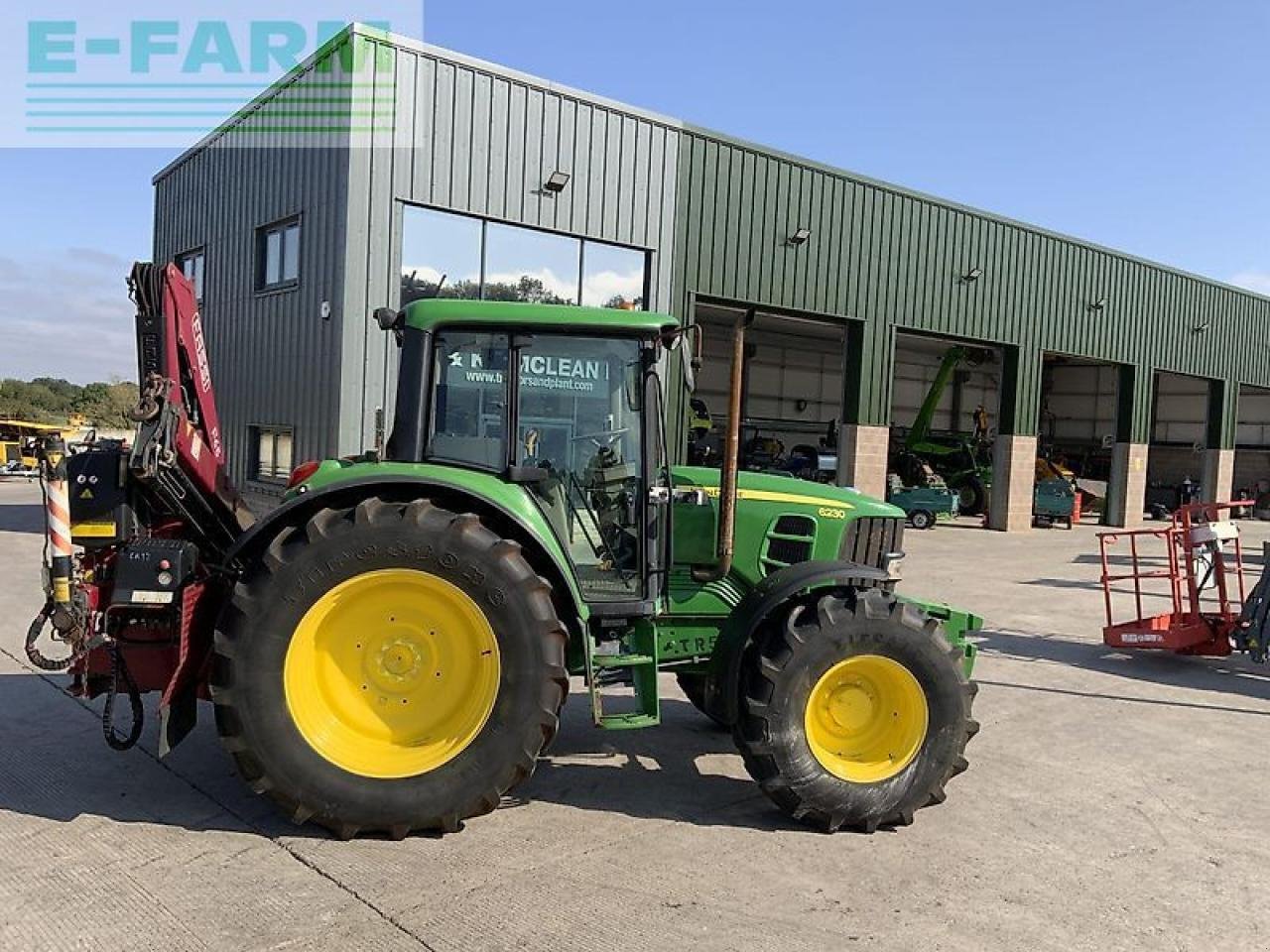 Traktor des Typs John Deere 6230 tractor c/w fassi f65a.23 crane (st19132), Gebrauchtmaschine in SHAFTESBURY (Bild 10)