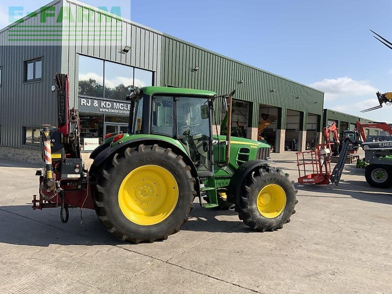 Traktor des Typs John Deere 6230 tractor c/w fassi f65a.23 crane (st19132), Gebrauchtmaschine in SHAFTESBURY (Bild 18)