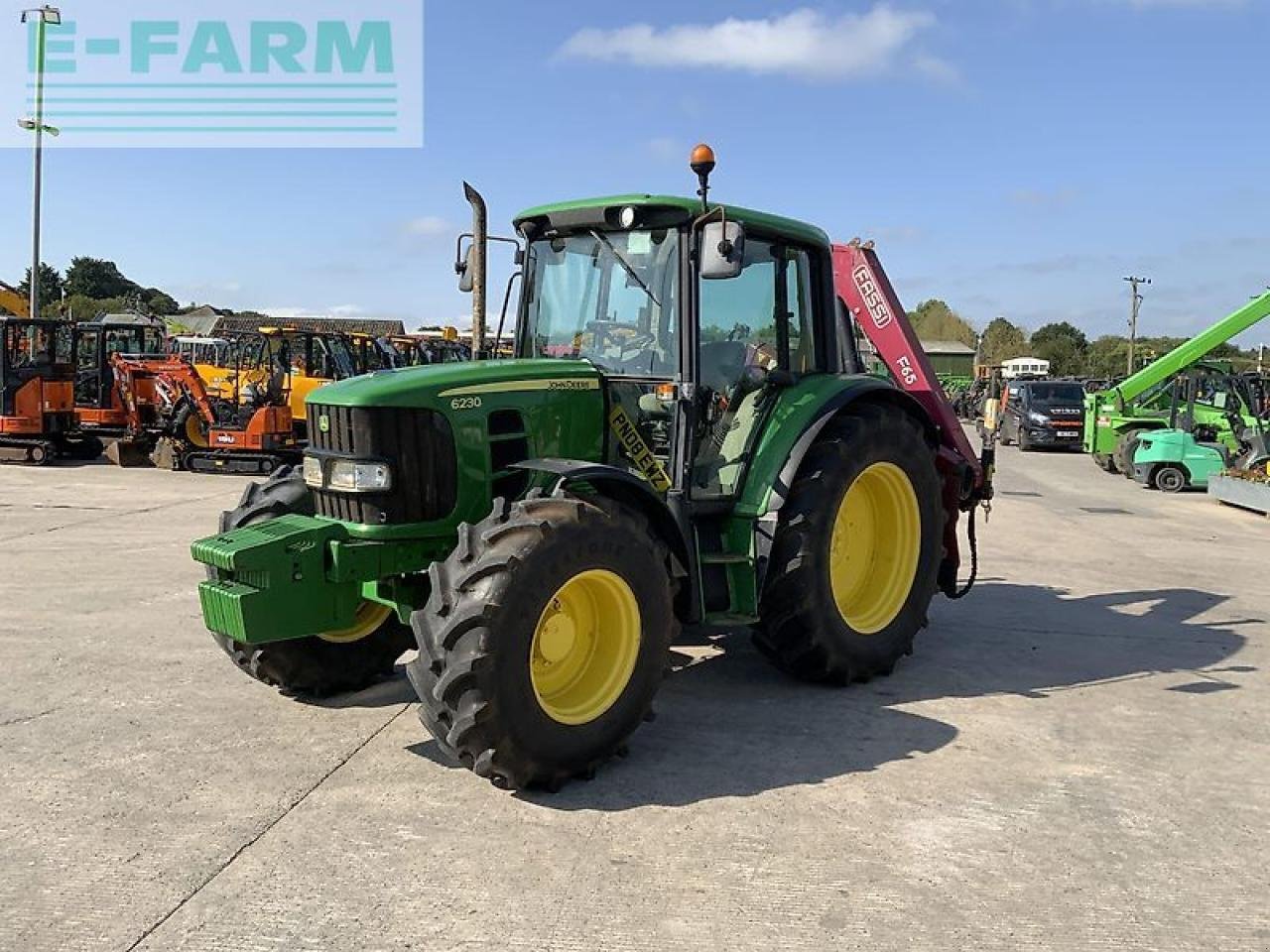 Traktor tip John Deere 6230 tractor c/w fassi f65a.23 crane (st19132), Gebrauchtmaschine in SHAFTESBURY (Poză 4)