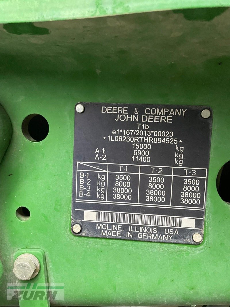 Traktor от тип John Deere 6230R, Gebrauchtmaschine в Schöntal-Westernhausen (Снимка 17)