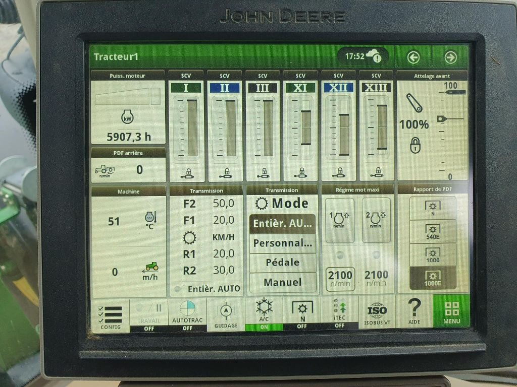 Traktor Türe ait John Deere 6230R, Gebrauchtmaschine içinde DOMFRONT (resim 7)