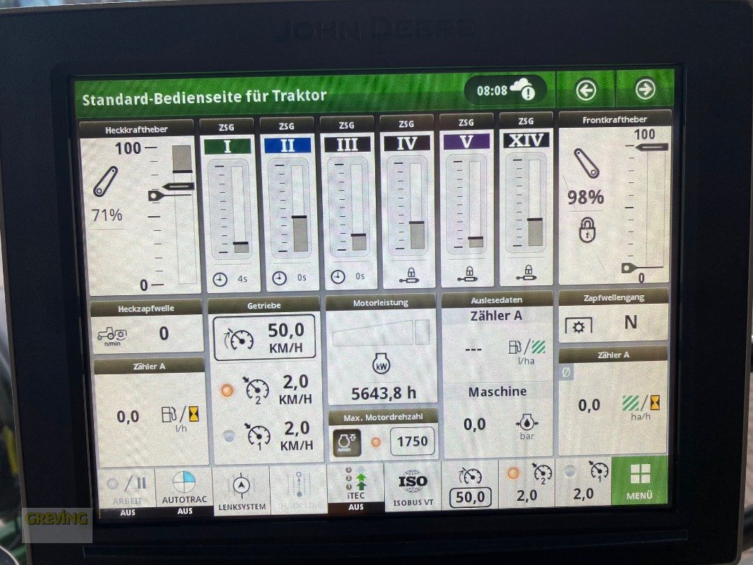 Traktor Türe ait John Deere 6230R, Gebrauchtmaschine içinde Ahaus (resim 14)