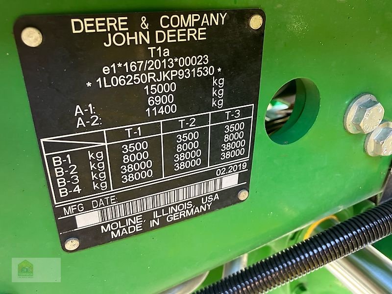 Traktor typu John Deere 6250 R, Gebrauchtmaschine v Salsitz (Obrázok 12)