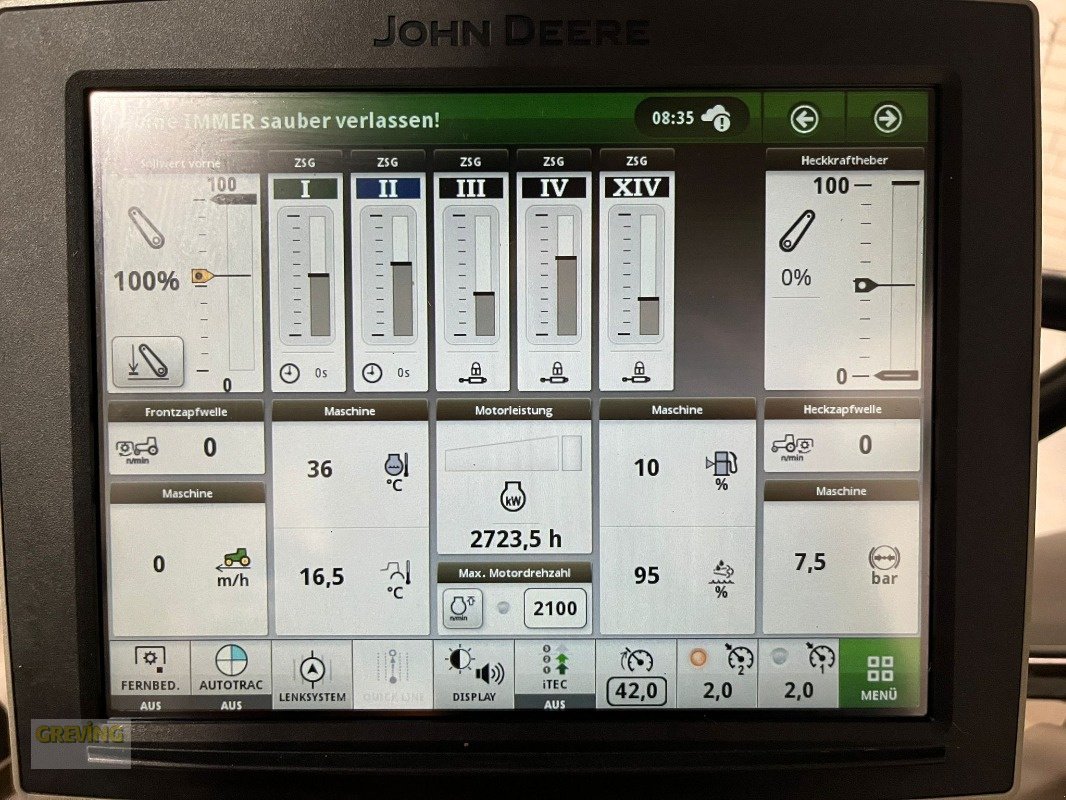 Traktor Türe ait John Deere 6250R 6R250, Gebrauchtmaschine içinde Ahaus (resim 16)