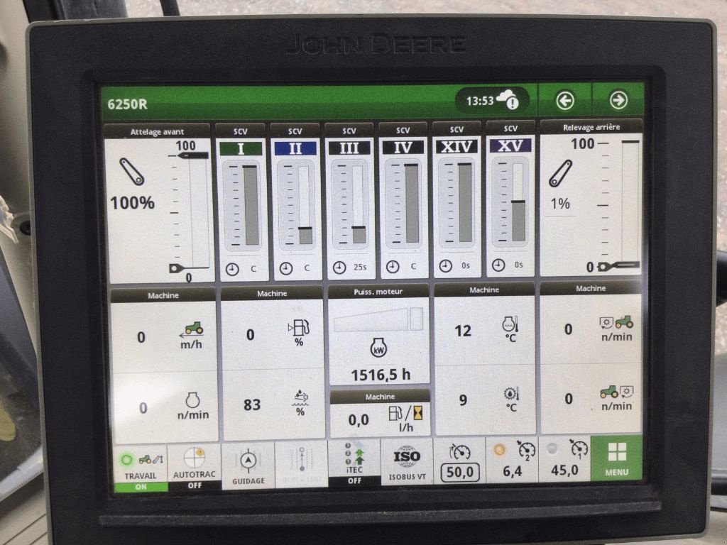 Traktor типа John Deere 6250R, Gebrauchtmaschine в azerailles (Фотография 10)