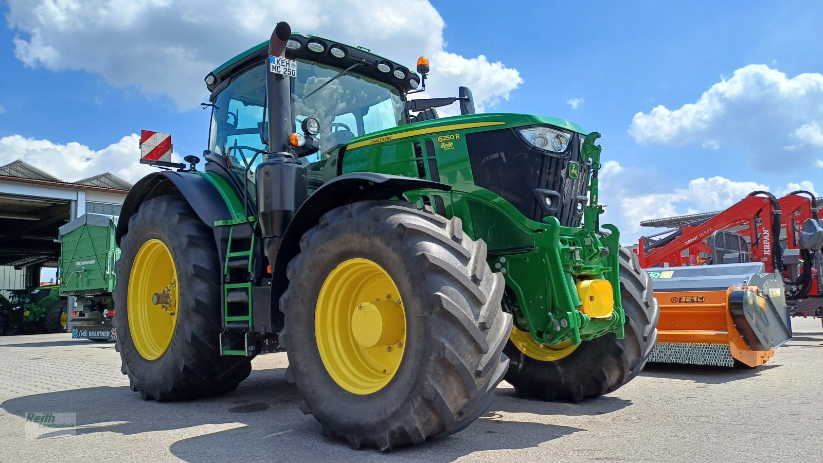 Traktor Türe ait John Deere 6250R, Gebrauchtmaschine içinde Wolnzach (resim 1)