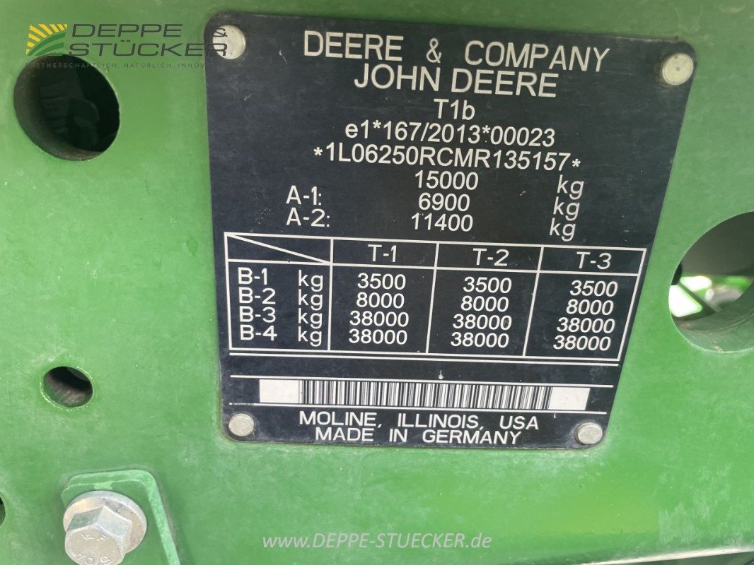 Traktor του τύπου John Deere 6250R, Gebrauchtmaschine σε Rietberg (Φωτογραφία 16)