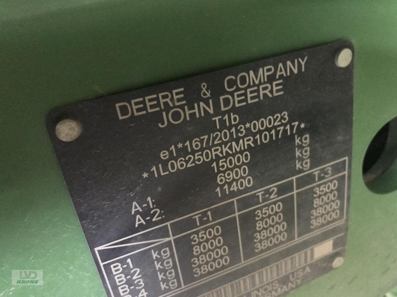 Traktor a típus John Deere 6250R, Gebrauchtmaschine ekkor: Alt-Mölln (Kép 13)