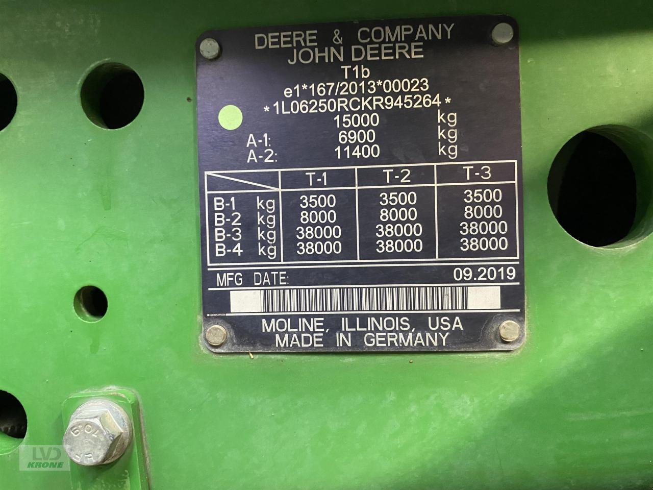 Traktor of the type John Deere 6250R, Gebrauchtmaschine in Spelle (Picture 8)