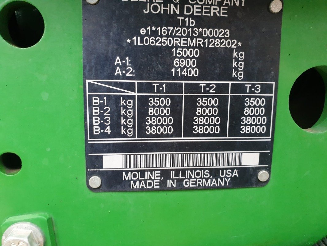 Traktor typu John Deere 6250R, Gebrauchtmaschine v Sittensen (Obrázek 15)