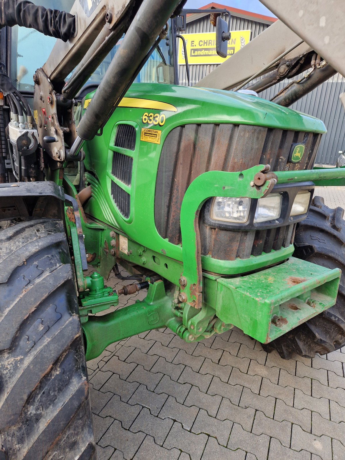 Traktor Türe ait John Deere 6330 Plus, Gebrauchtmaschine içinde Bad Sobernheim (resim 18)