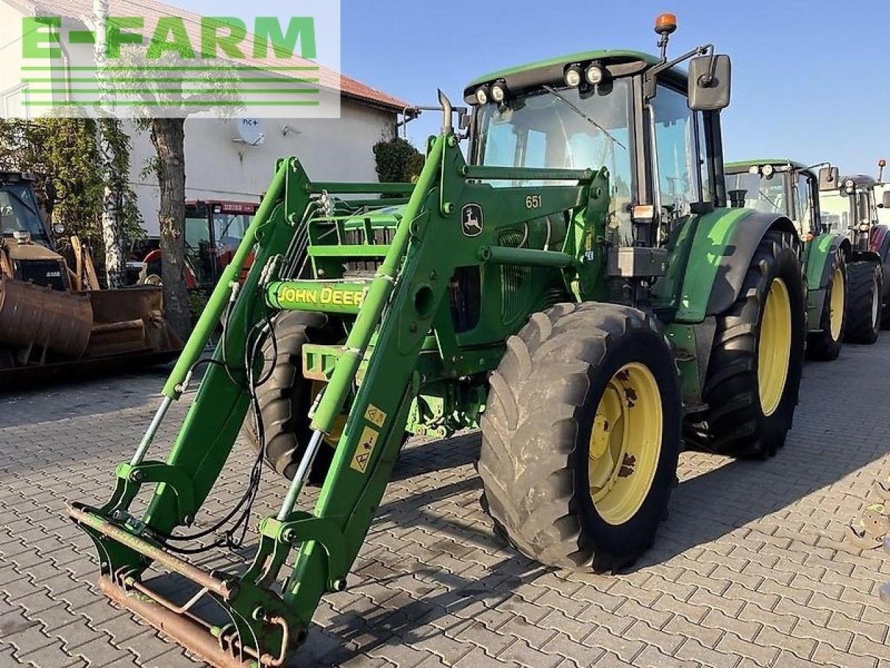 Traktor typu John Deere 6420 tls + john deere 651, Gebrauchtmaschine w DAMAS?AWEK (Zdjęcie 1)